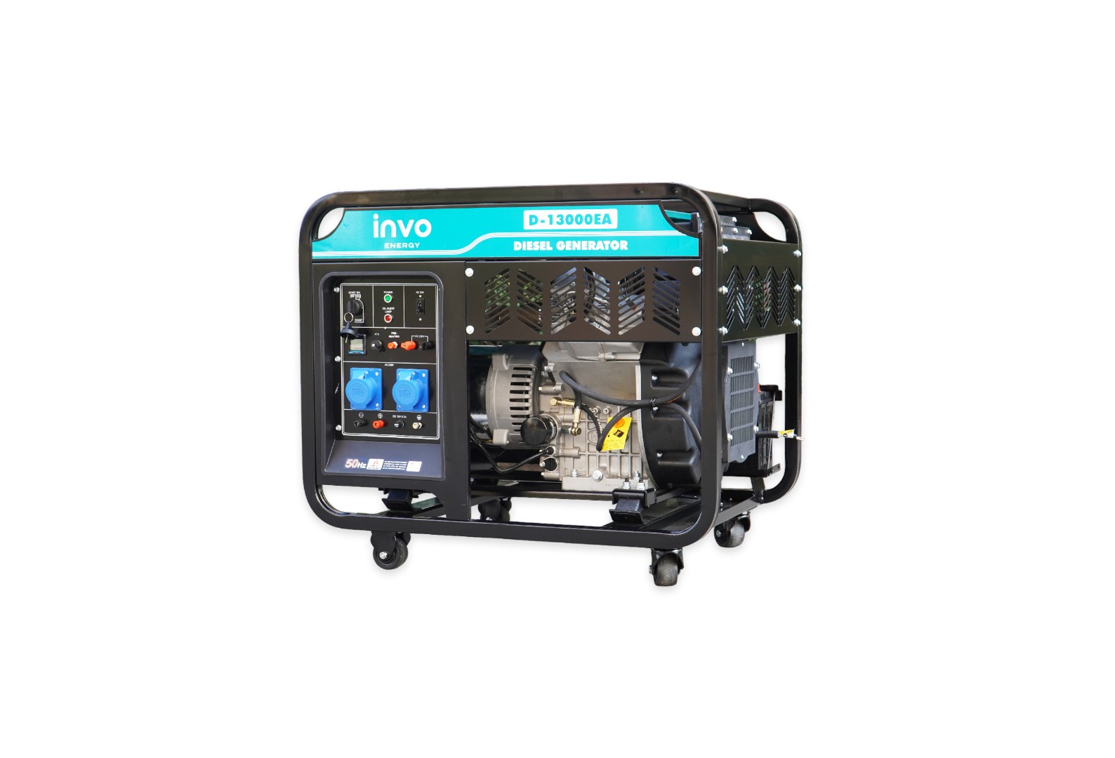 Дизельний генератор INVO D-13000EA, 12/13кВт, 230В